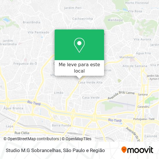 Studio M.G Sobrancelhas mapa