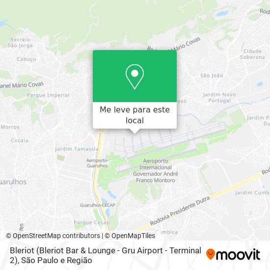 Bleriot (Bleriot Bar & Lounge - Gru Airport - Terminal 2) mapa