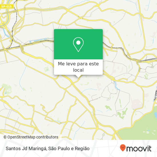 Santos Jd Maringá mapa