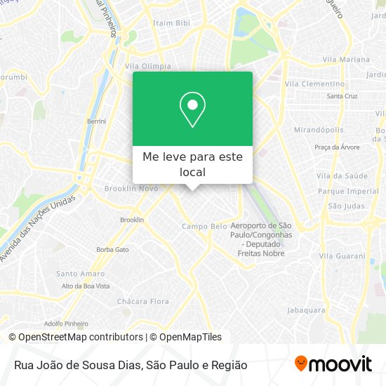 Rua João de Sousa Dias mapa