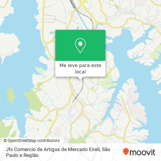 Jfs Comercio de Artigos de Mercado Eireli mapa