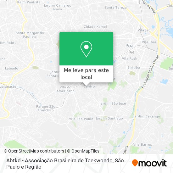 Abtkd - Associação Brasileira de Taekwondo mapa