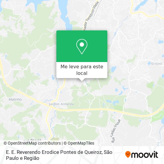 E. E. Reverendo Erodice Pontes de Queiroz mapa