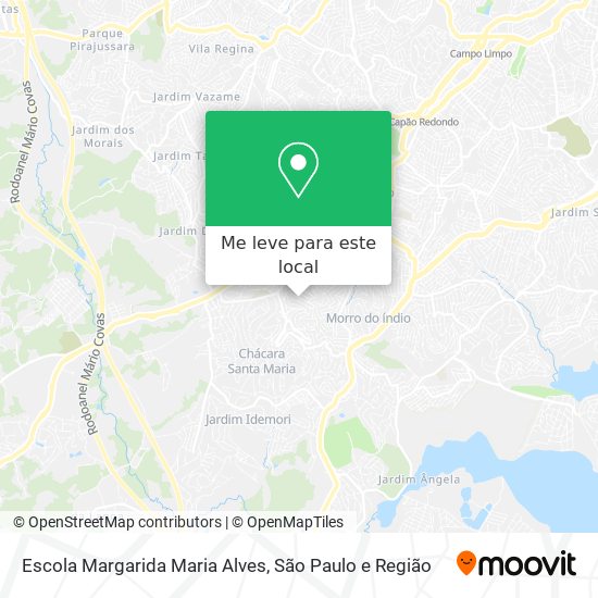 Escola Margarida Maria Alves mapa