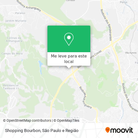 Shopping Bourbon mapa