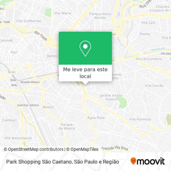 Park Shopping São Caetano mapa