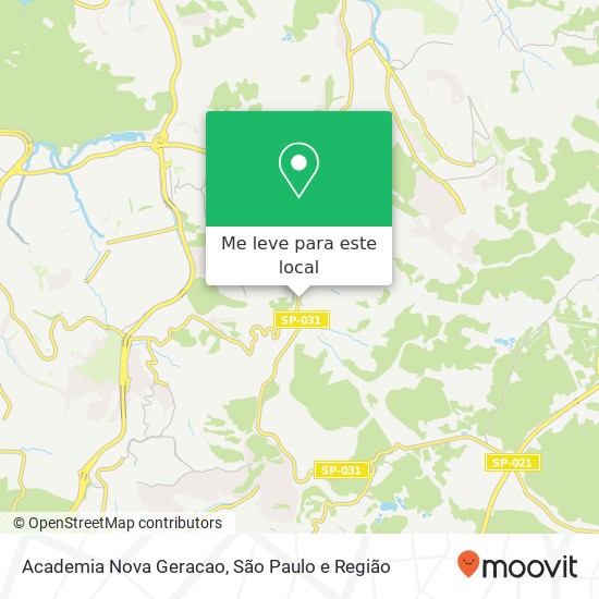 Academia Nova Geracao mapa