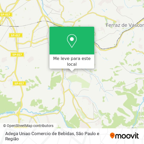 Adega Uniao Comercio de Bebidas mapa