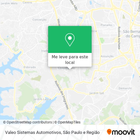 Valeo Sistemas Automotivos mapa