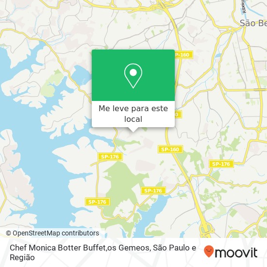 Chef Monica Botter Buffet,os Gemeos mapa