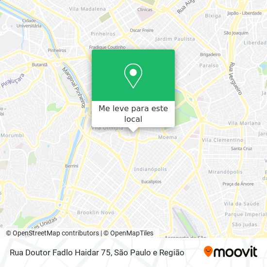 Rua Doutor Fadlo Haidar 75 mapa