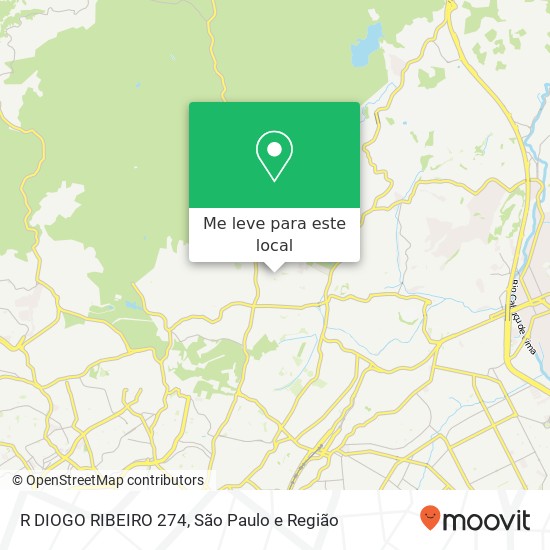 R DIOGO RIBEIRO 274 mapa