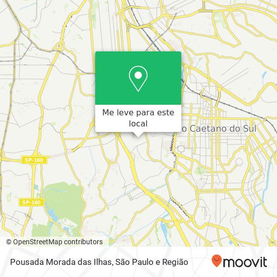 Pousada Morada das Ilhas mapa