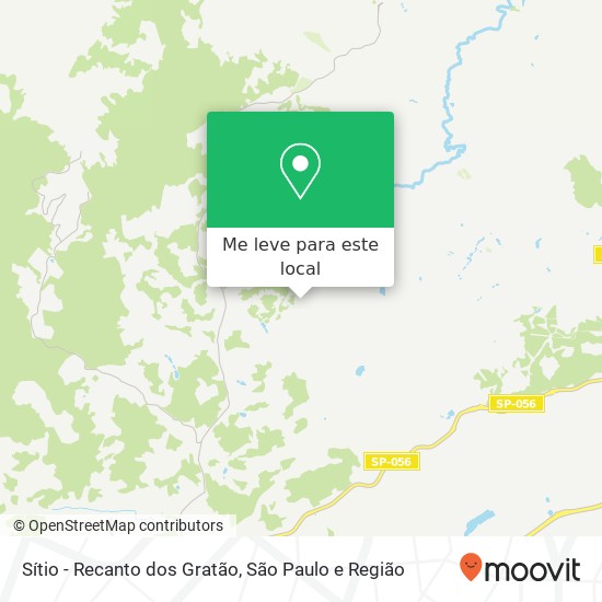 Sítio - Recanto dos Gratão mapa