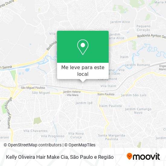 Kelly Oliveira Hair Make Cia mapa