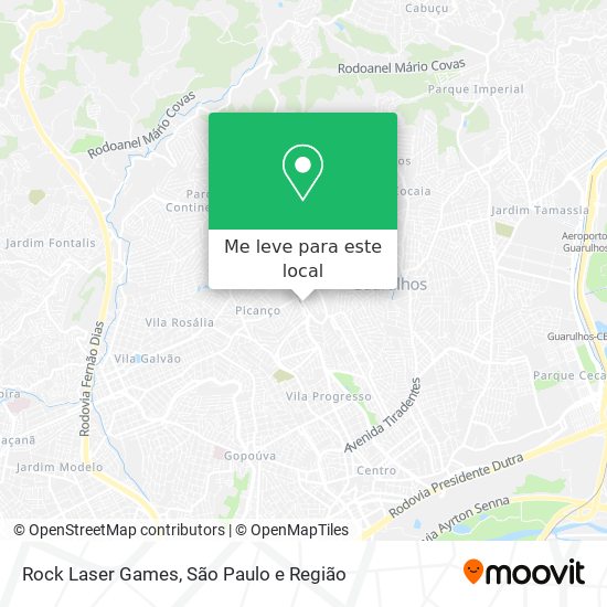 Rock Laser Games mapa