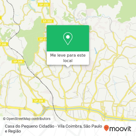 Casa do Pequeno Cidadão - Vila Coimbra mapa