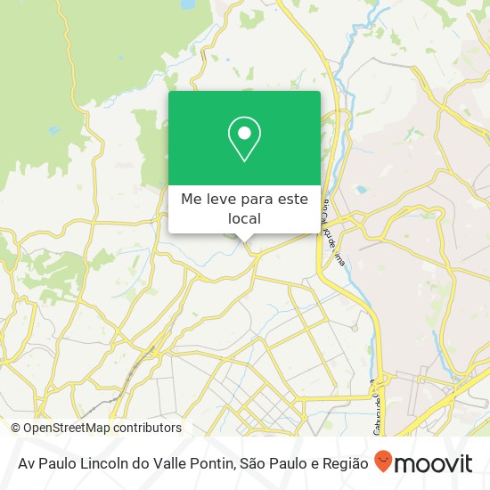 Av Paulo Lincoln do Valle Pontin mapa