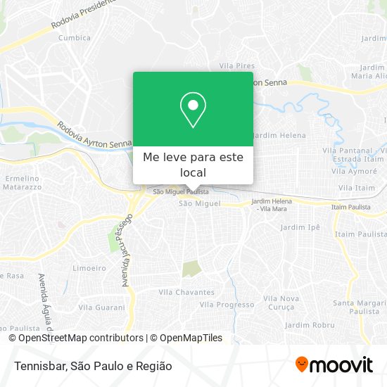 Tennisbar mapa