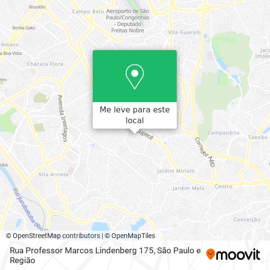 Rua Professor Marcos Lindenberg 175 mapa