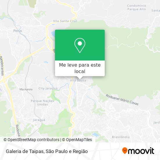 Galeria de Taipas mapa