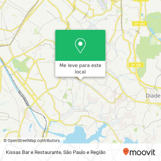 Kissas Bar e Restaurante mapa