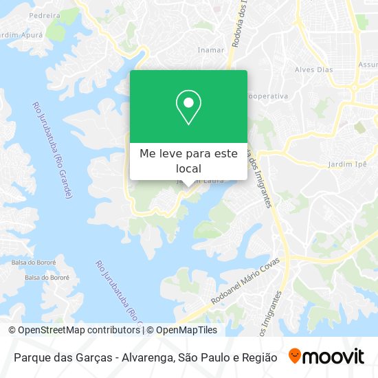 Parque das Garças - Alvarenga mapa