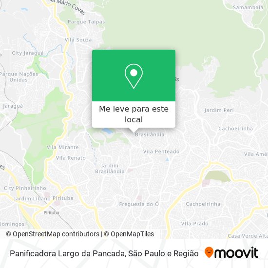 Panificadora Largo da Pancada mapa