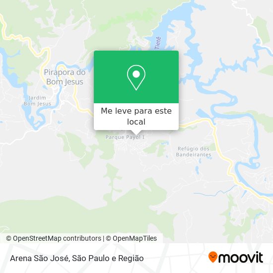 Arena São José mapa