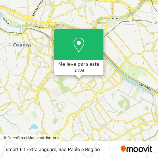 smart Fit Extra Jaguare mapa