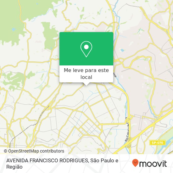 AVENIDA FRANCISCO RODRIGUES mapa