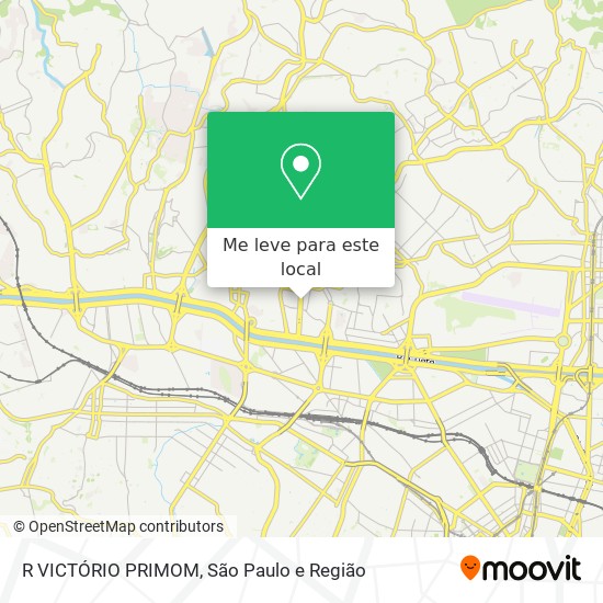 R VICTÓRIO PRIMOM mapa