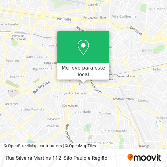Rua Silveira Martins 112 mapa