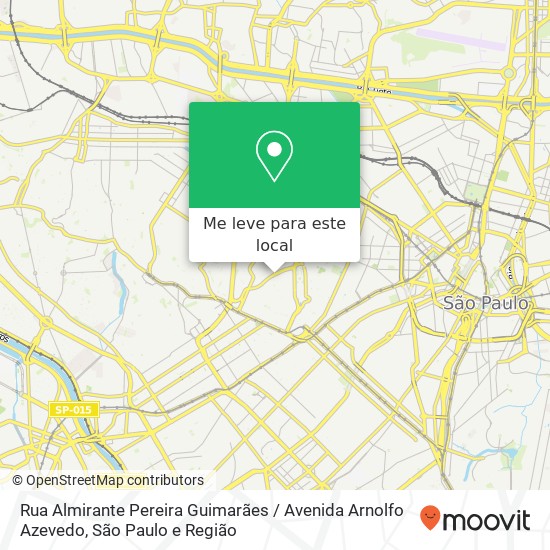 Rua Almirante Pereira Guimarães / Avenida Arnolfo Azevedo mapa