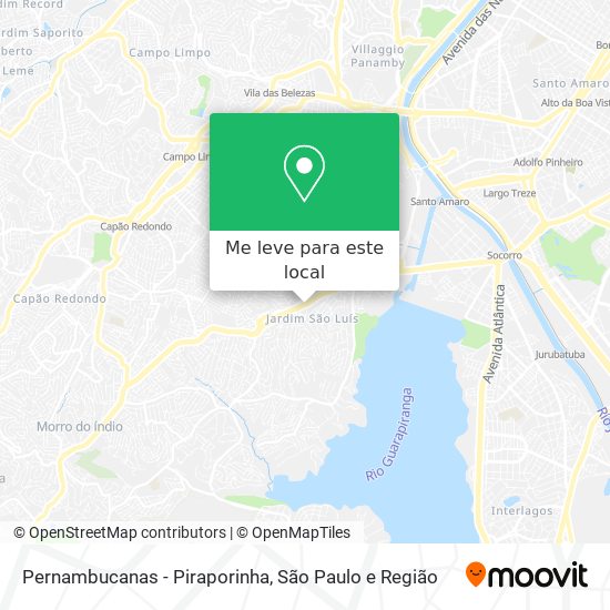 Pernambucanas - Piraporinha mapa