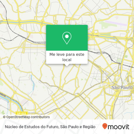 Núcleo de Estudos do Futuro mapa