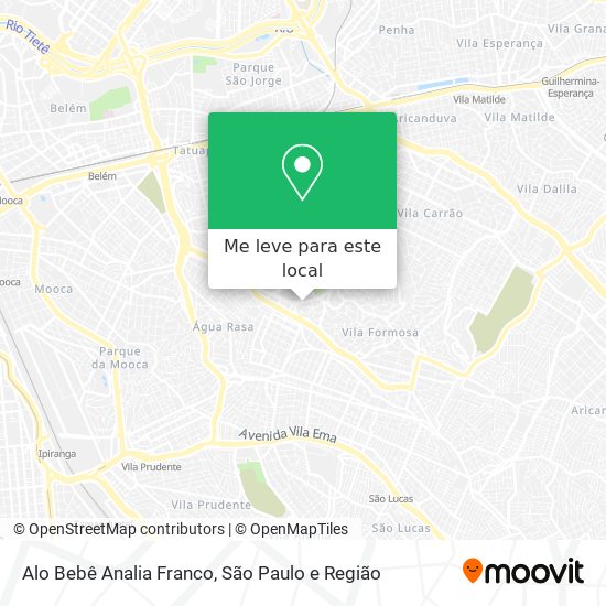 Alo Bebê Analia Franco mapa