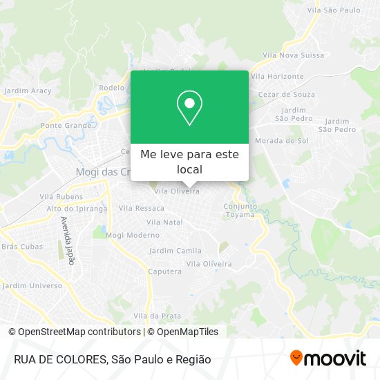 RUA DE COLORES mapa