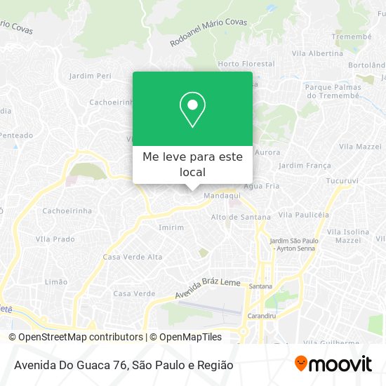 Avenida Do Guaca 76 mapa