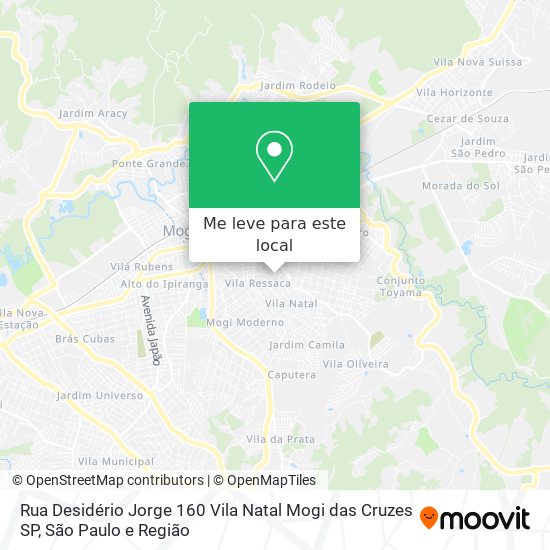 Como chegar até Rua Desidério Jorge 160 Vila Natal Mogi das Cruzes SP em Mogi Das Cruzes de Ônibus ou Trem? Como chegar até Rua Desidério Jorge 160 Vila Natal Mogi das Cruzes SP em Mogi Das Cruzes de Ônibus ou Trem?