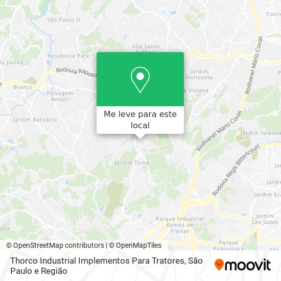 Thorco Industrial Implementos Para Tratores mapa