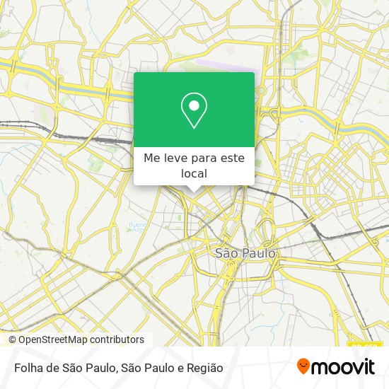 Folha de São Paulo mapa