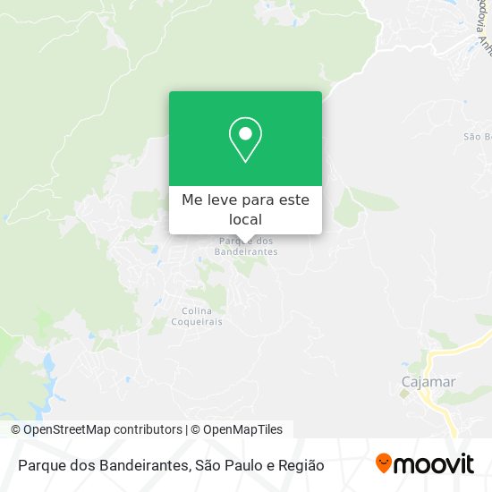 Parque dos Bandeirantes mapa