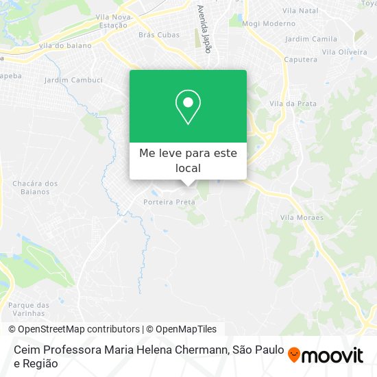 Ceim Professora Maria Helena Chermann mapa