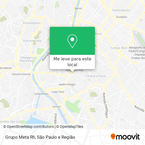 Grupo Meta Rh mapa