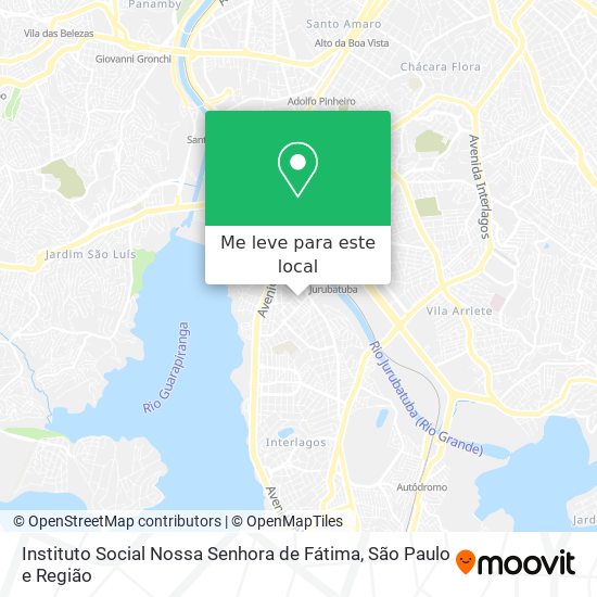 Instituto Social Nossa Senhora de Fátima mapa