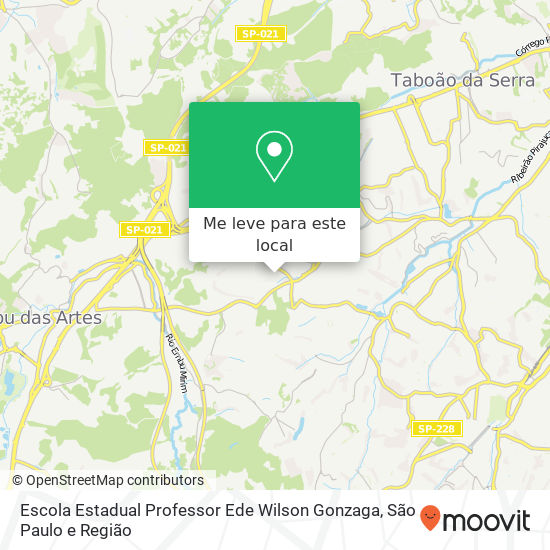 Escola Estadual Professor Ede Wilson Gonzaga mapa