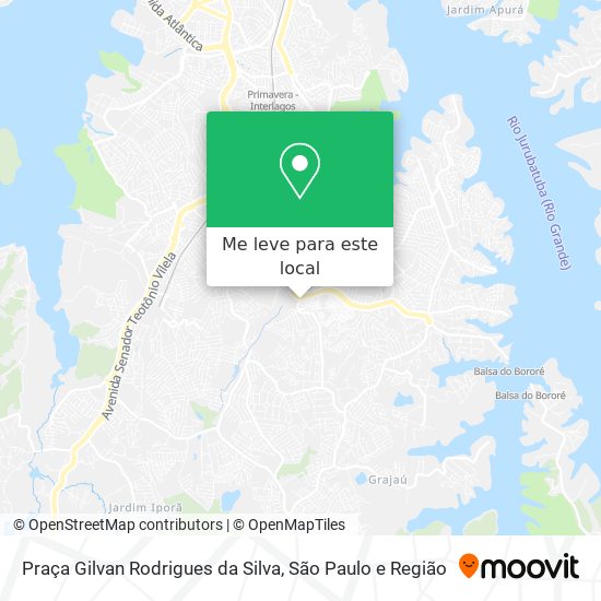Praça Gilvan Rodrigues da Silva mapa