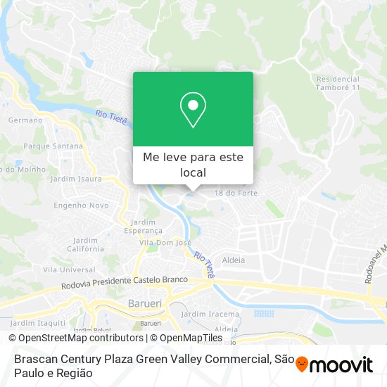 Brascan Century Plaza Green Valley Commercial mapa