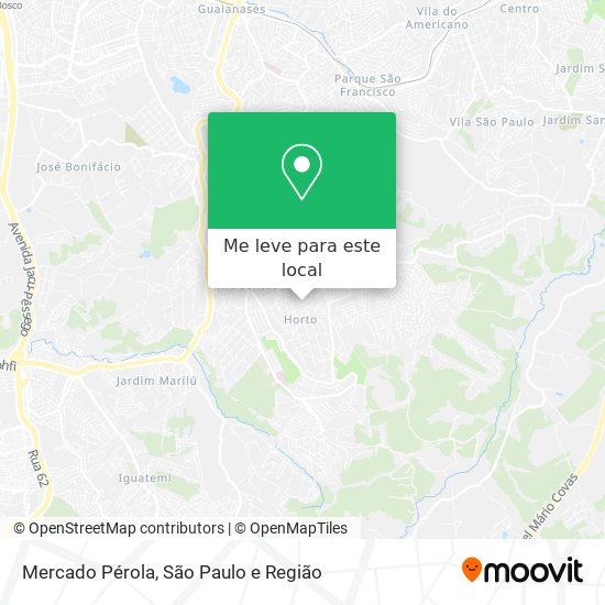 Mercado Pérola mapa